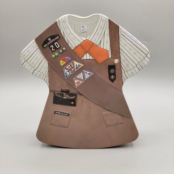 Brownie Girl Scouts of America Commemorative Keepsake Tin Box - Picture 1 of 7